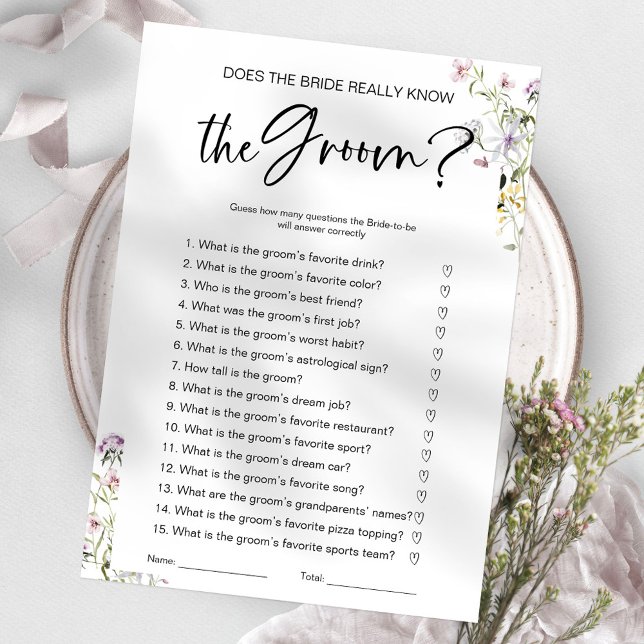 Does The Bride Really Know The Groom Game Invitation (Creator Uploaded)