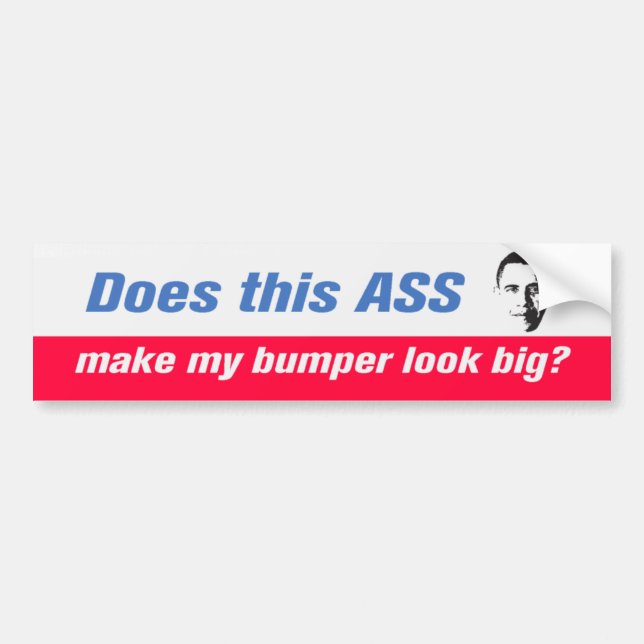 Does This A.. Bumper Sticker (Front)