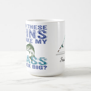 Does This Fin Make My Bass Look Big Coffee Mug