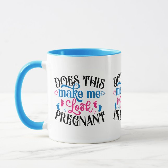 Does This Make Me Look Pregnant Mug (Left)