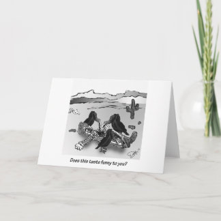 Does this taste funny to you? card