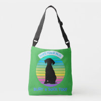 Does Your Dog Bury a Sock Too Retro Sunset green