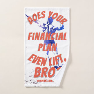 Does Your Financial Plan Lift Gym Orange Hand Towel