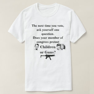 Does your member of congress protect Children or.. T-Shirt
