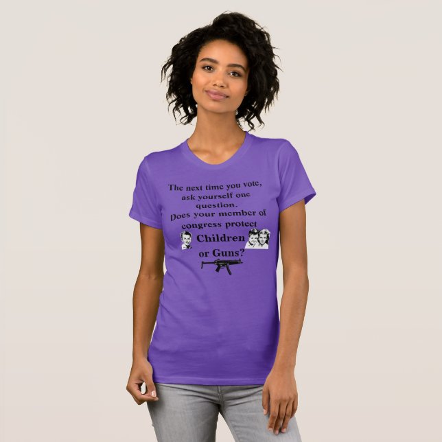 Does your member of congress protect Children or.. T-Shirt (Front Full)