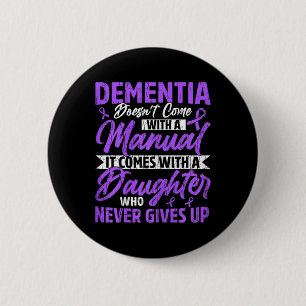 Doesn't Come With Manual Alzheimerheimer Awareness 6 Cm Round Badge