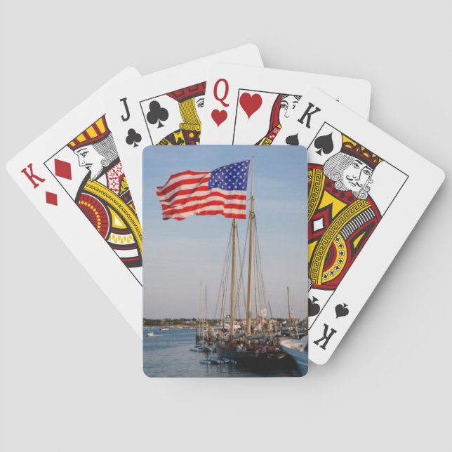 DOF - Boats with Flag Playing Cards (Back)