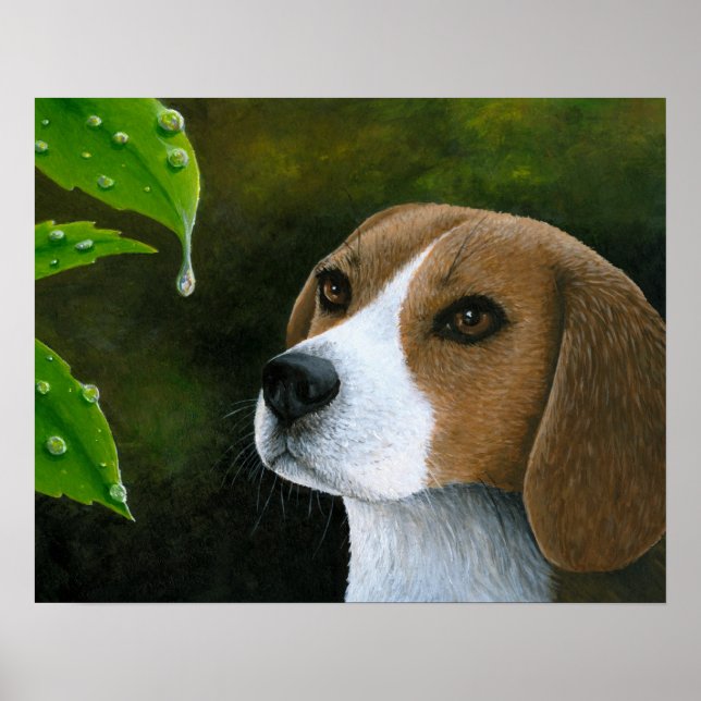 Dog 116 Beagle Poster (Front)
