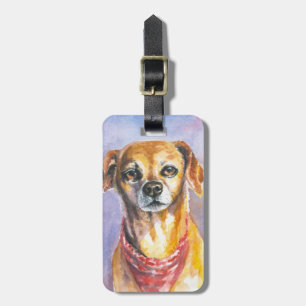 Dog 2 luggage tag