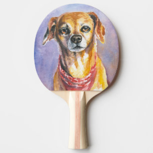 Dog 2 ping pong paddle