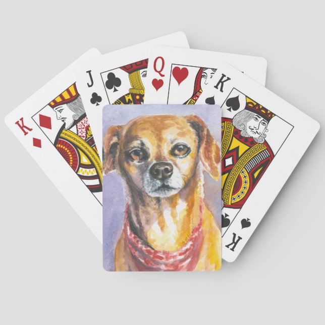 Dog 2 playing cards (Back)