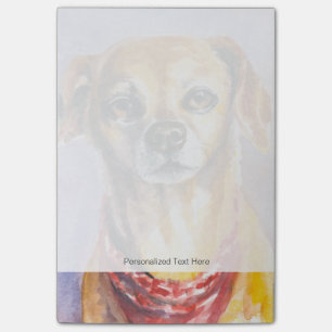 Dog 2 post-it notes