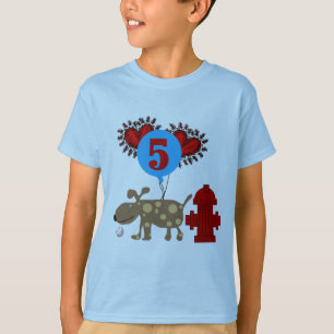 Dog 5th Birthday tshirts and Gifts