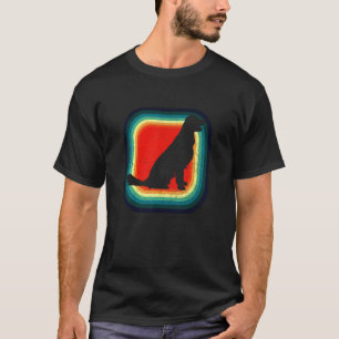 Dog 60s 70s I Love My Golden Retriever T-Shirt