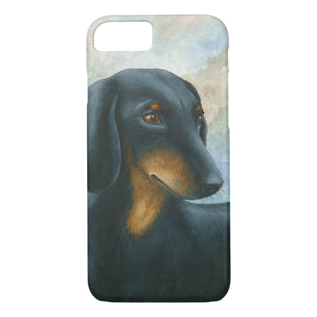 Dog 90 Dachshund Case for iPhone 7 (Back)