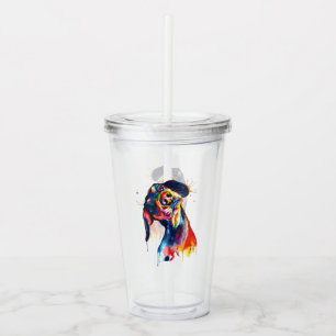 Dog Acrylic Tumbler
