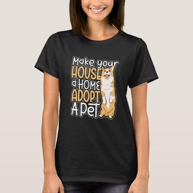 Dog Adoption Animal Rescue Animal Rights Rescue An T-Shirt (Front)