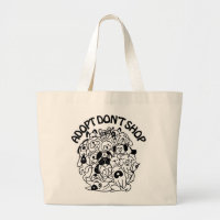Dog Adoption Rescue Tote Bag