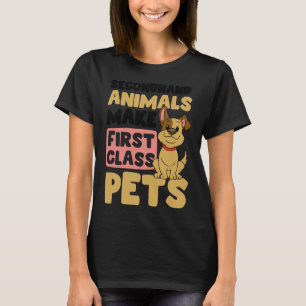 Dog Adoption Secondhand Animals First Class Frien T-Shirt