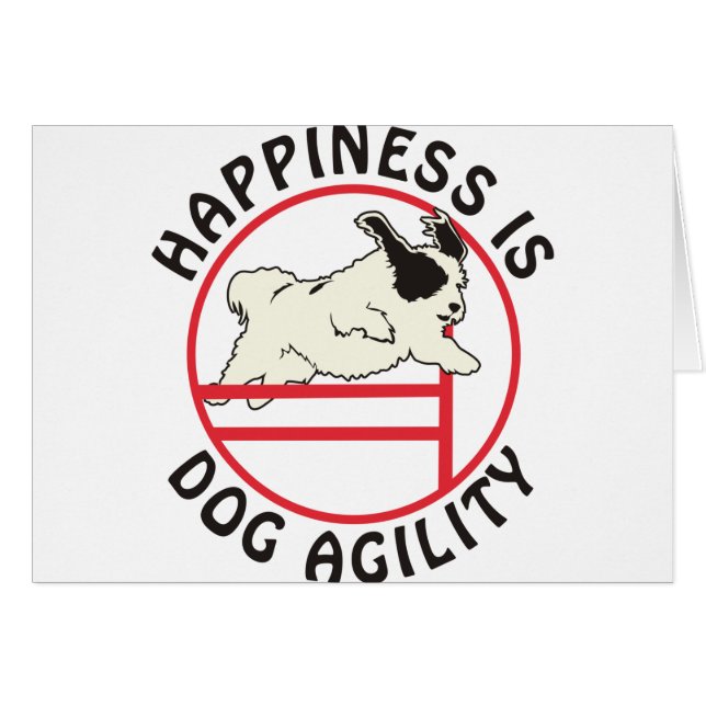 Dog Agility Happiness (Front Horizontal)