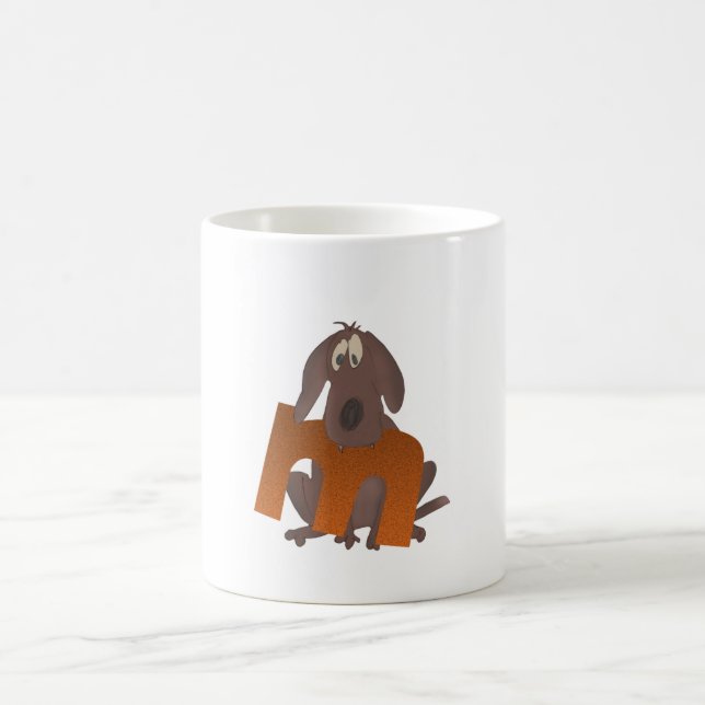 Dog Alphabet M Mug (Center)