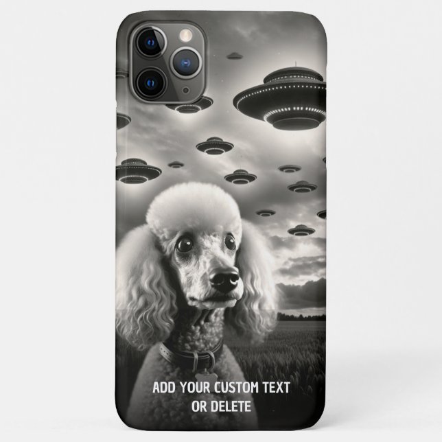 Dog And Astronaut Love UFO Theme Gift Case-Mate iPhone Case (Back)