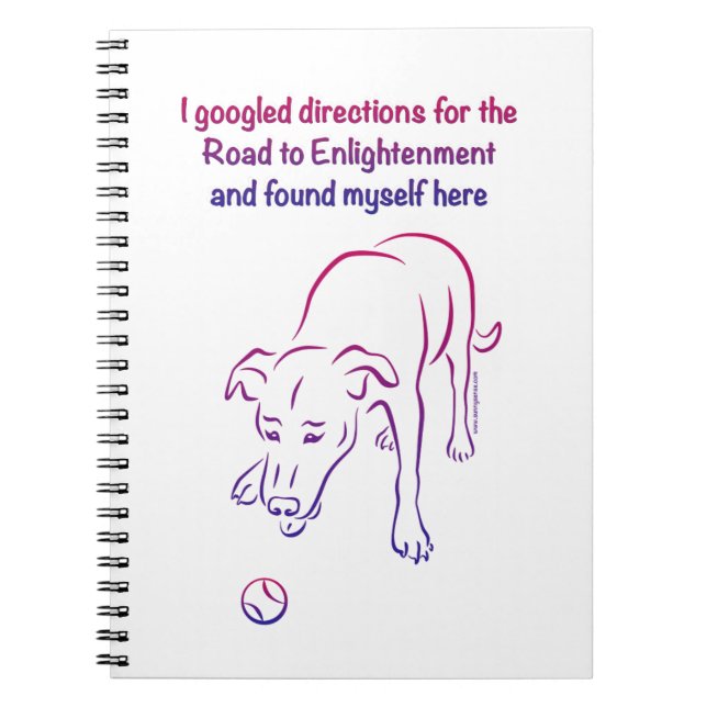 Dog and Ball - Enlightenment Notebook (Front)