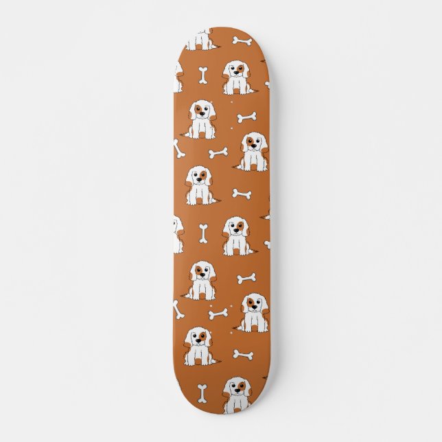 Dog and bone skateboard (Front)