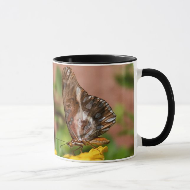 Dog and Butterfly-  Monarch Wings Mug (Right)