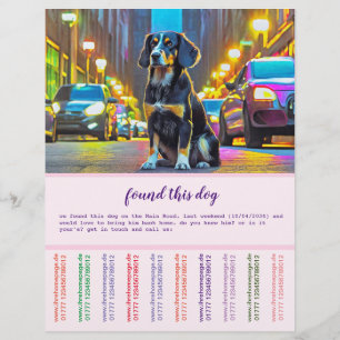 Dog and cat flyer