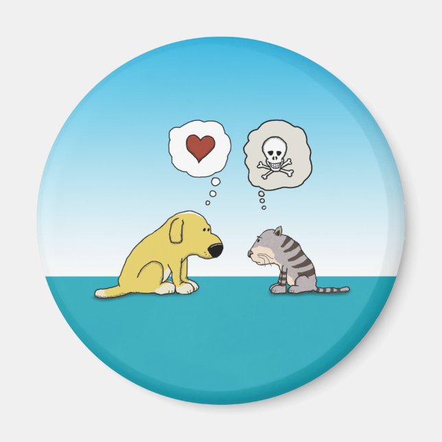 Dog and Cat magnet (Front)