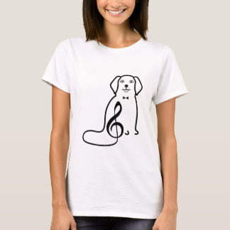 DOG AND MUSIC NOTE T-Shirt