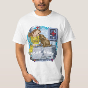 Dog and Nurse  T-Shirt
