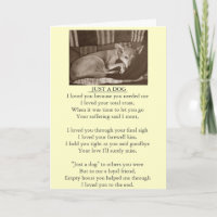 dog and pet sympathy original poem card