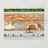 Dog and Rainbow Graffiti