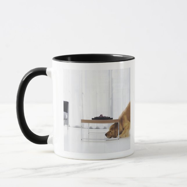 Dog and table mug (Left)