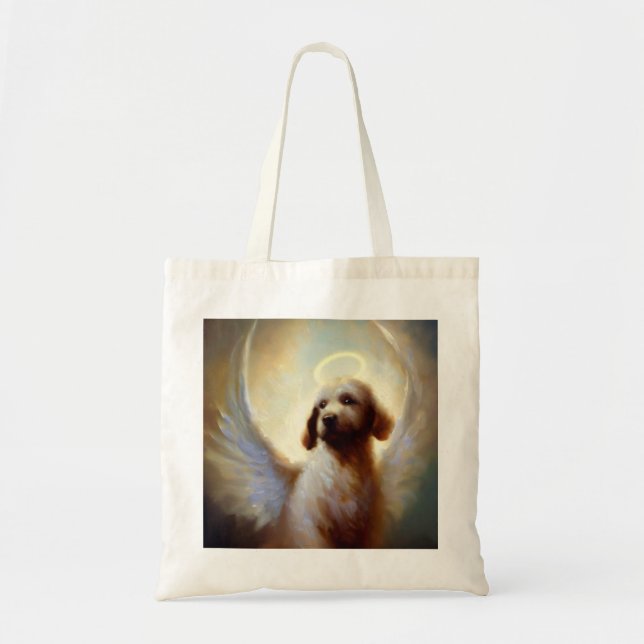 Dog Angel Tote Bag (Front)