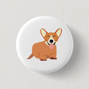 Dog, Animal, Art 3 Cm Round Badge