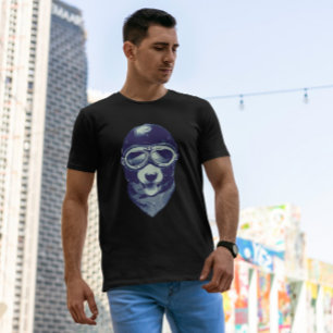 Dog Animal Motorcycle Helmet   T-Shirt