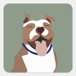 Dog, Animal, Pet Square Sticker