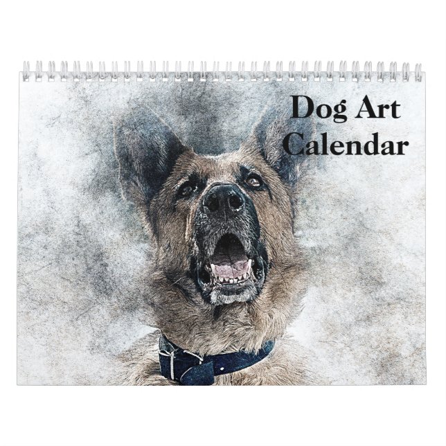 Dog Art  2026 Calendar (Cover)
