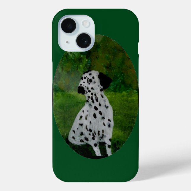 Dog Art Dalmatian Custom Colour Case-Mate iPhone Case (Back)