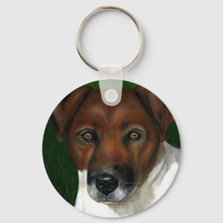 Dog Art - Jack Russell Terrier - Otis Key Ring