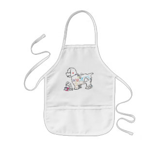 Dog Art Kids Apron