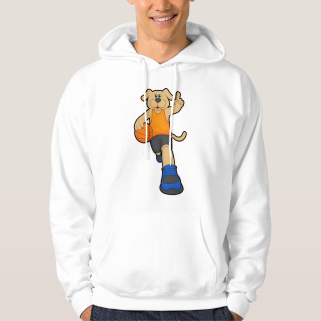Dog as Basketball player with Basketball Hoodie (Front)