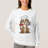 Dog as Cook with Chef's hat & Spatula