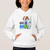 Dog as Doctor with Syringe