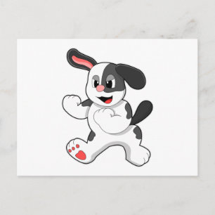 Dog as Fighter Postcard