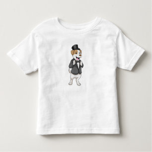 Dog as Groom with Ribbon Toddler T-Shirt