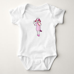 Dog as Nurse Baby Bodysuit